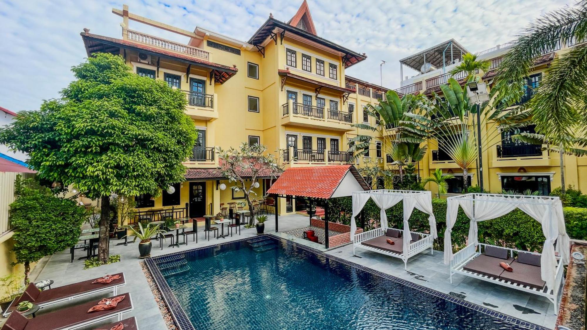 Villa Indochine D'Angkor Siem Reap Exterior foto