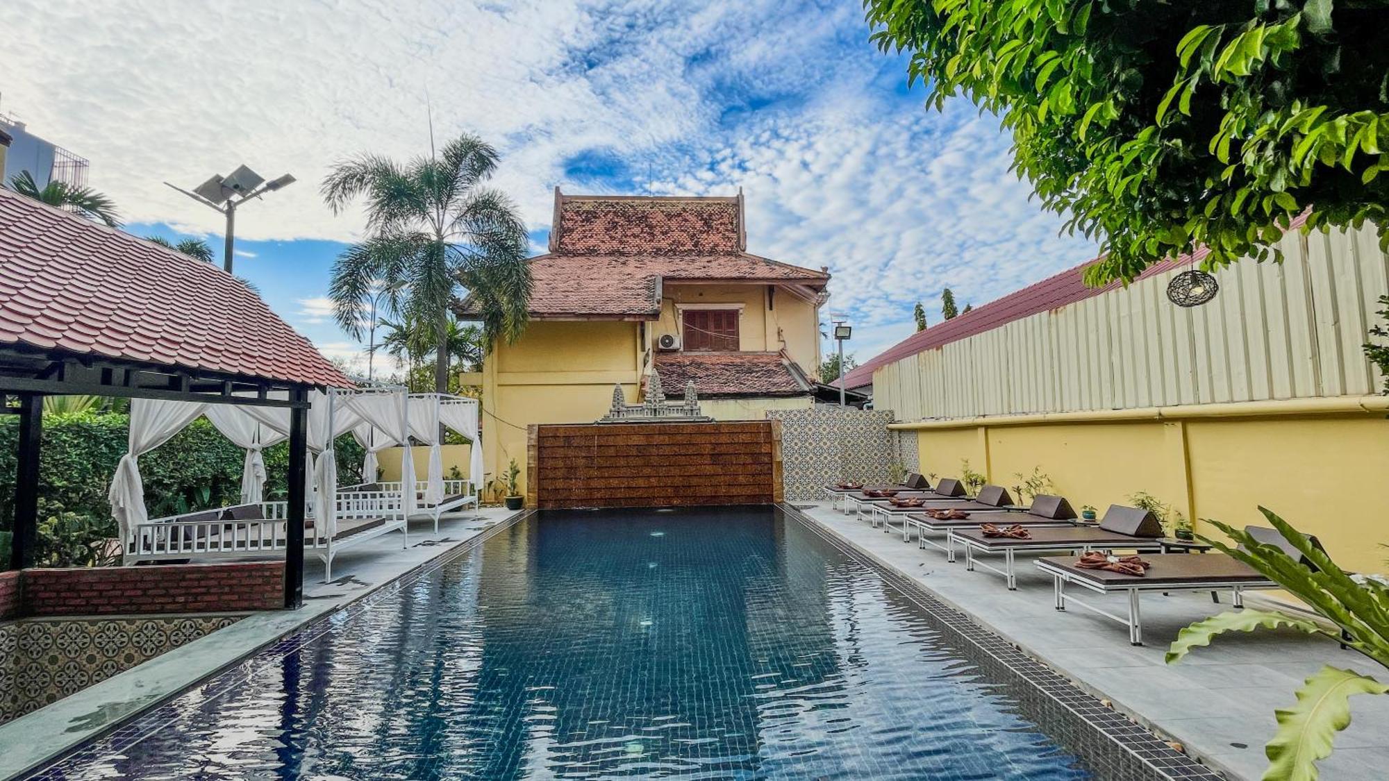 Villa Indochine D'Angkor Siem Reap Exterior foto