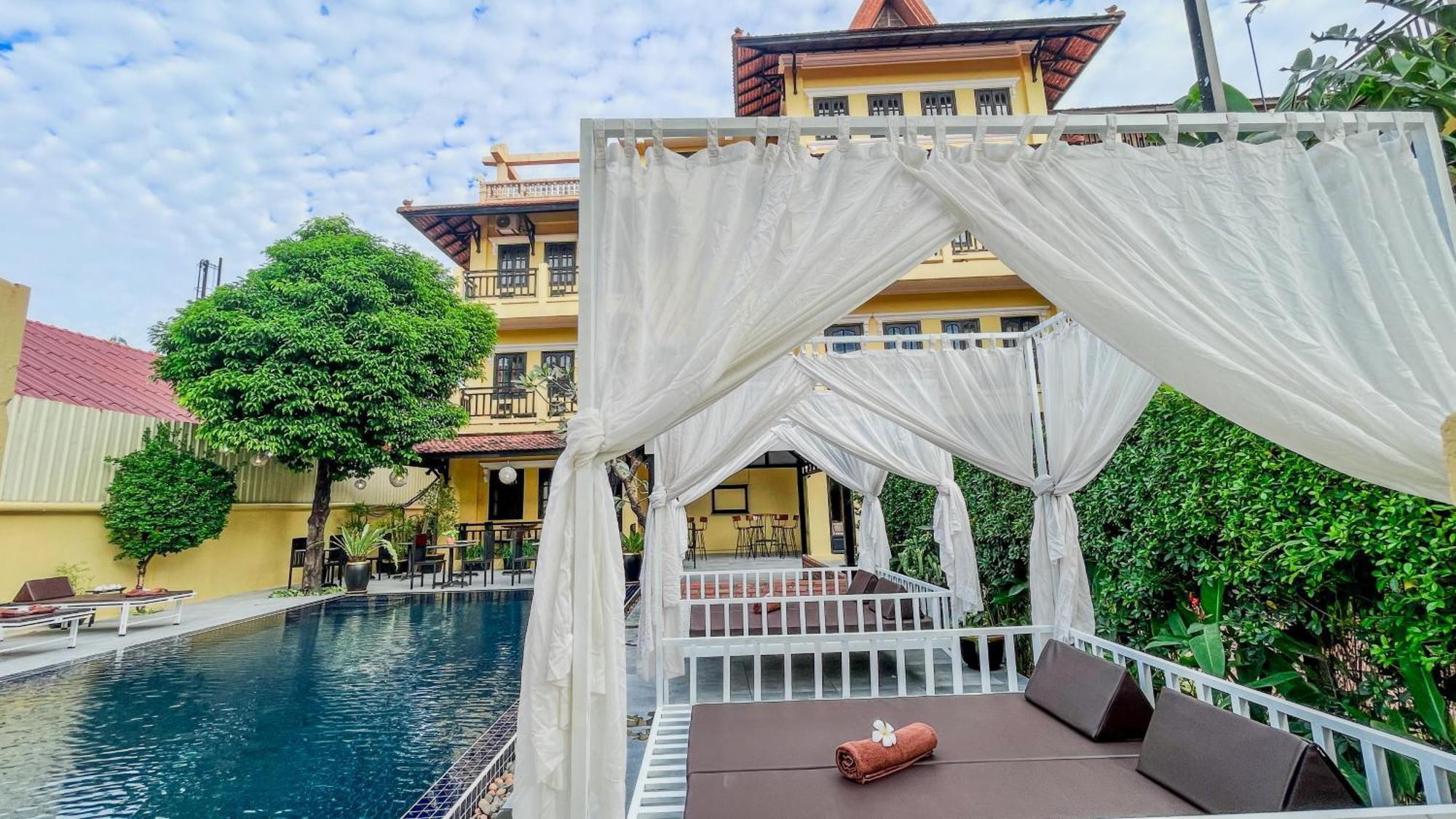 Villa Indochine D'Angkor Siem Reap Exterior foto